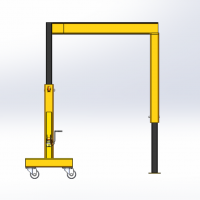 1 Ton Gantry Crane Customized Made Portable Disassemble Gantry Crane