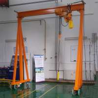 Beijing Electric walking Portable Gantry Crane free standing running wheel