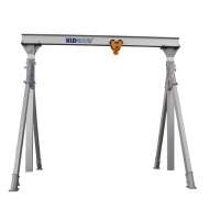 KLD customizable mini portable folding aluminum gantry crane, 0.5Ton 1 Ton Light Duty Mini Lifting Gantry Crane