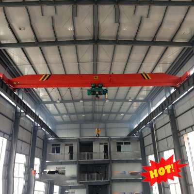 China professional 1 2 3 6 8 10 ton single double beam girder overhead crane weight of bridge cranes