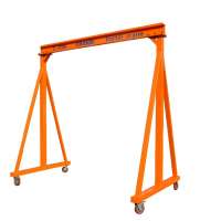 Chinese supplier factory  ton one girder chain lift gantry crane single beam electric hoist gantry crane