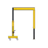 Portable removable gantry crane